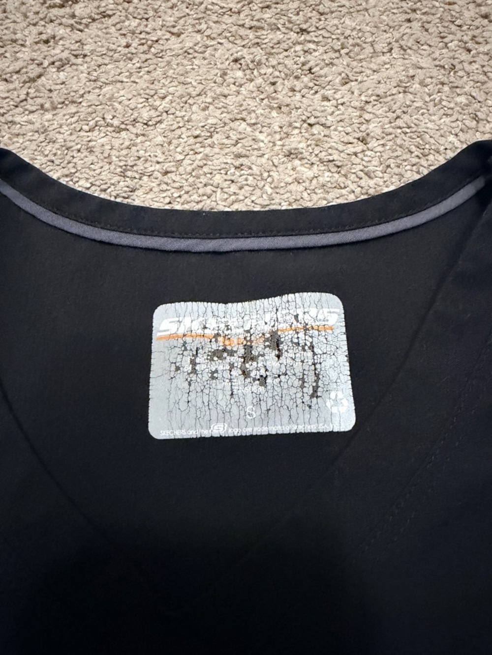 Sketchers by Barco Black Scrub Top - Picture 3 of 5
